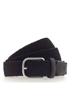 Vanzetti Woven Belt In Black