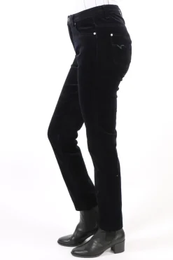 Vassalli Narrow Leg Pinwale Cord Jean In Midnight