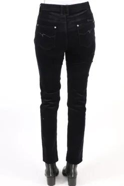 Vassalli Narrow Leg Pinwale Cord Jean In Midnight