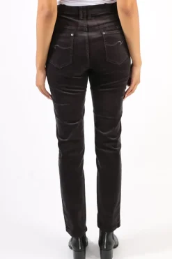 Vassalli Narrow Leg Pinwale Cord Jean In Charcoal