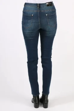 Vassalli Skinny Full Length Jean In Denim