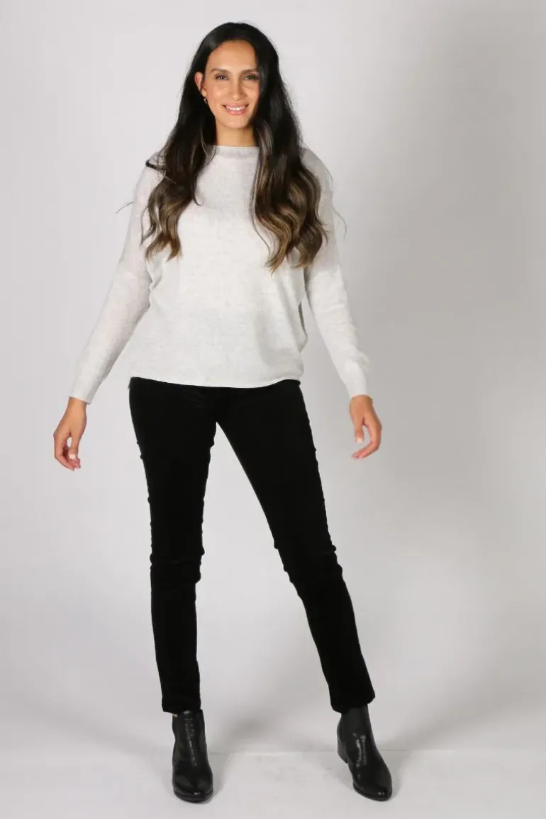 Vassalli Slim Corduroy Pant In Black