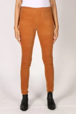 Vassalli Slim Corduroy Pant In Copper