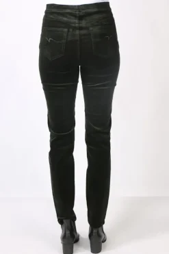 Vassalli Slim Corduroy Pant In Forest