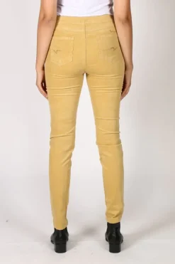 Vassalli Slim Corduroy Pant In Dijon