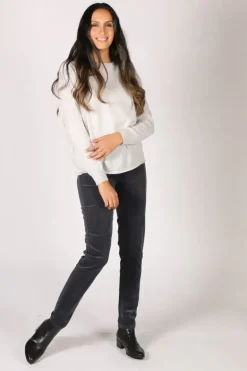 Vassalli Slim Corduroy Pant In Graphite
