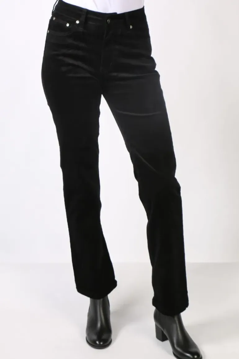 Vassalli Straight Leg Pant In Black