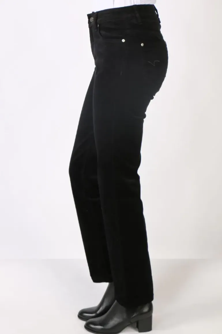 Vassalli Straight Leg Pant In Black