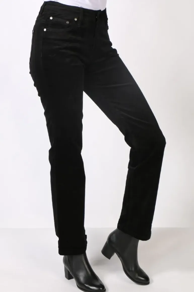 Vassalli Straight Leg Pant In Black