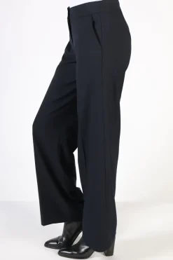 Verge Brooklyn Wide Leg Pant In Ink