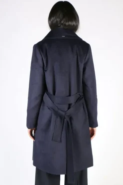 Verge Foxtail Coat In Ink