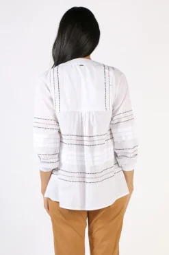 Verge Sugar Top In White