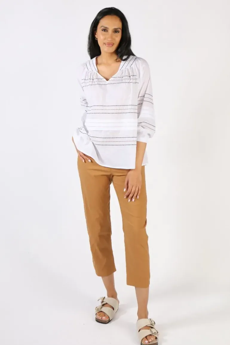 Verge Sugar Top In White