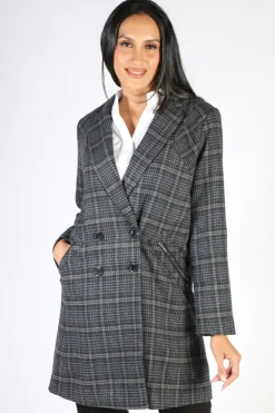 Verge Terrace Coat In Check