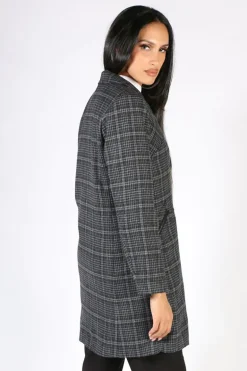 Verge Terrace Coat In Check
