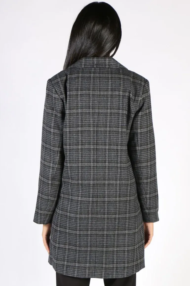 Verge Terrace Coat In Check