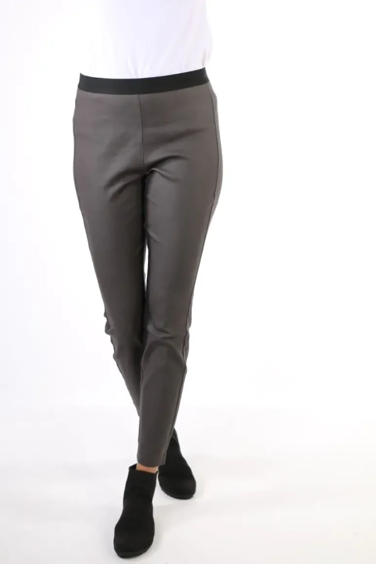 Waxed Stretch Perugia Pant By Lounge In Ash