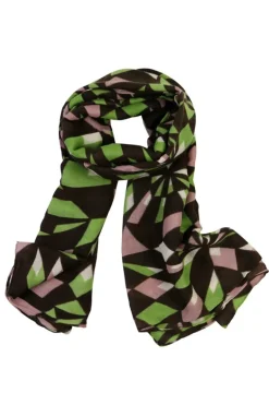 Wool Scarf In Brown By Erfurt