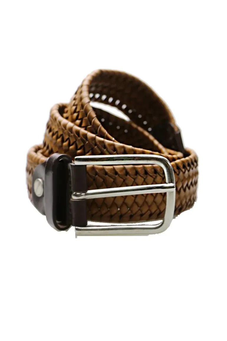 Woven Belt By Vanzetti In Camel