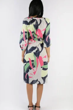 Yarra Trail Abstract Print Dress