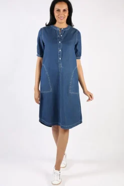 Yarra Trail Maya Dress In Denim