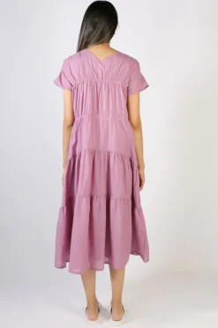 Yarra Trail Wisteria Teired Dress